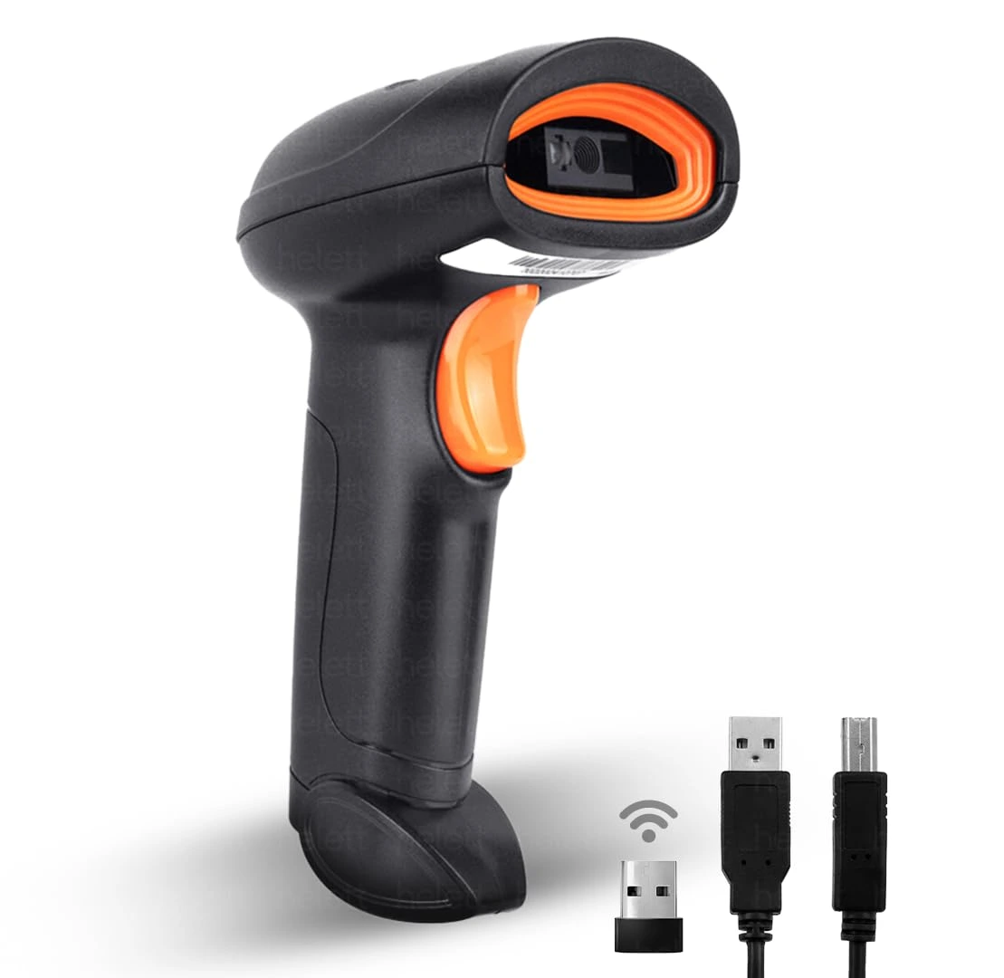 Helett HT20 Wireless 2D/1D Barcode Scanner