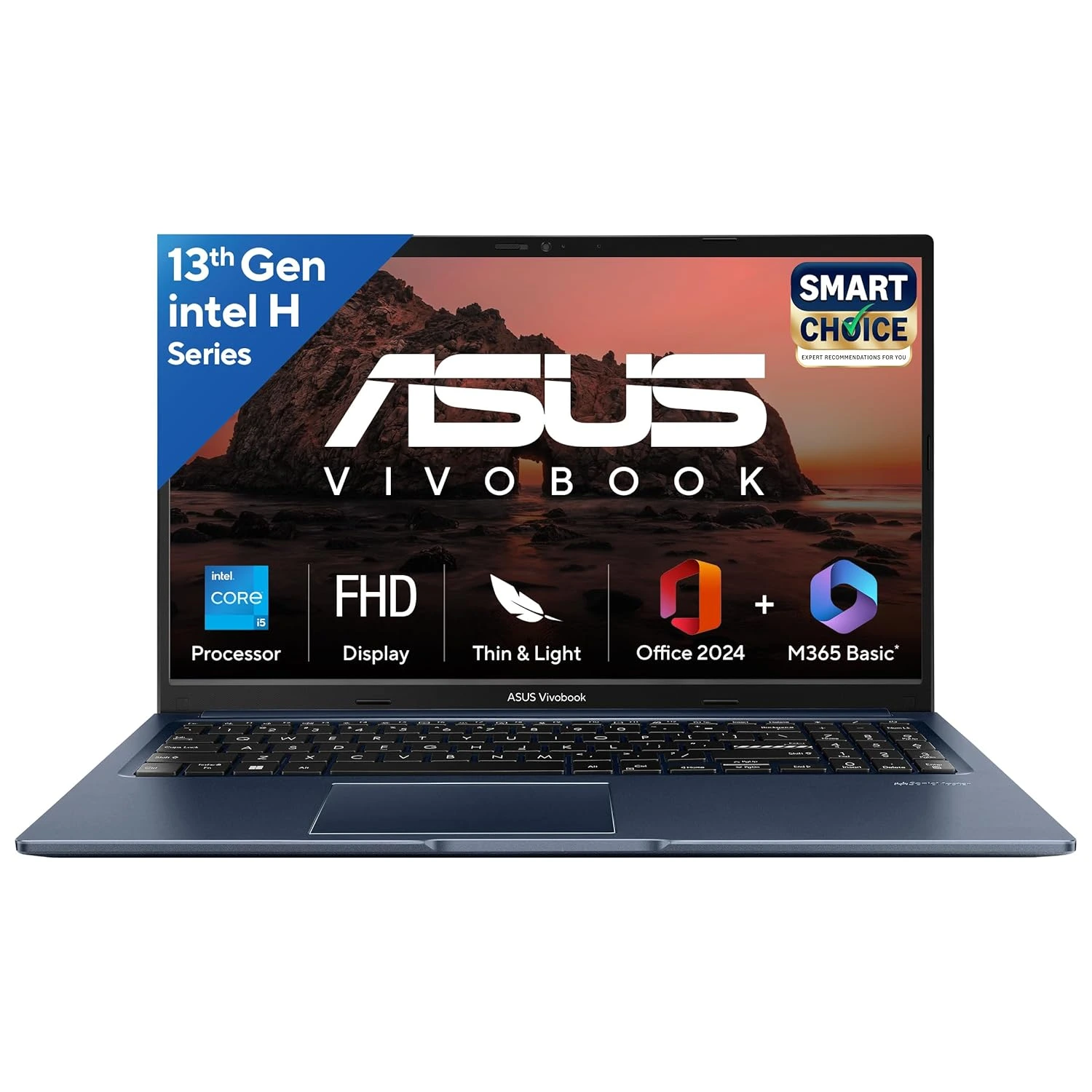 ASUS Vivobook 15 Laptop – i5 13th Gen, 16GB RAM, 512GB SSD