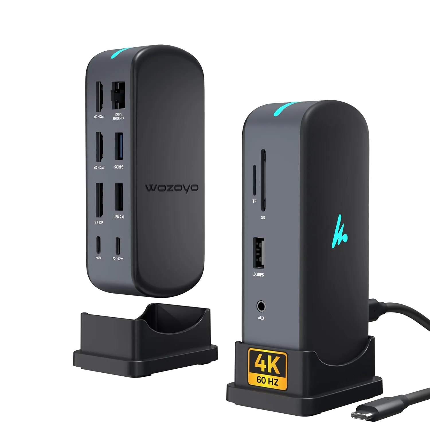 Wozoyo 11-in-1 USB-C Docking Station
